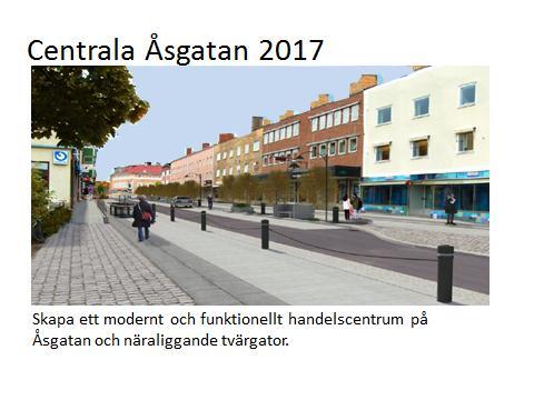5.5 Utveckla stadens affärscentrum Asgatans centrala delar är både Hedemora stads och hela kommunens affärscentrum och utgör en pulsåder för stadens kommersiella handelsoch serviceutbud.
