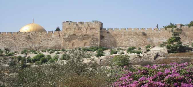 Gennesaret till Jerusalem. Resan avslutas med övernattning i Tel Aviv.