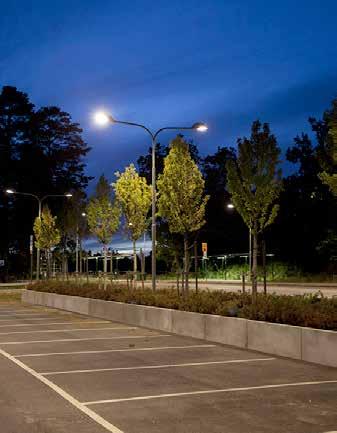 3.1.5 Övergångsställen Övergångsställen kan belysas med en högre belysningsstyrka än resten av anslutande gator, för att markera platsen och höja uppmärksamheten.