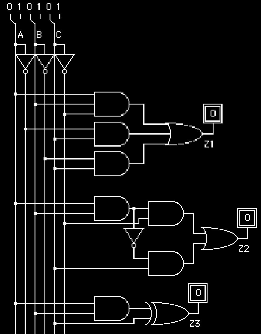 48 Att välja olika realiseringar av en funktion A B C Z 0 0 0 0 0 1 0 1 0 1 0 0 0 1 1 0 1 0 1 0 1 0 1 1 1 1 1 1