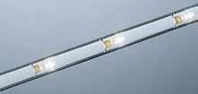 BADRUM PIPE Pipe är en mycket flexibel badrumsarmatur som består av ett glasrör med 12V stiftlampor.