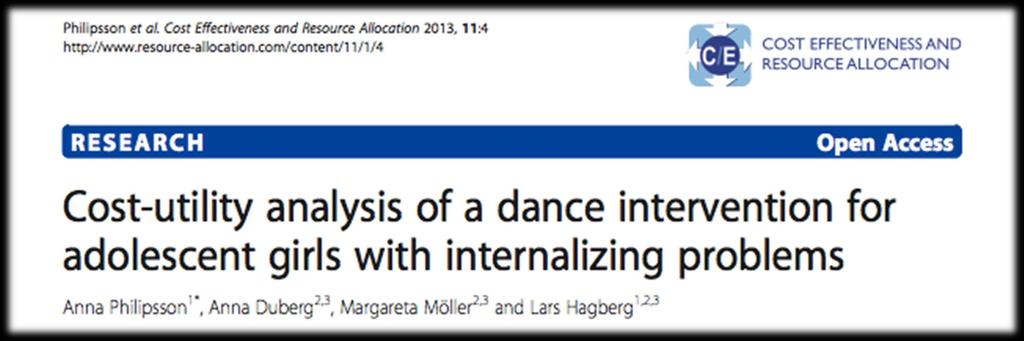 Kostnadseffektiv insats beroende på: * billig insats * minskat antal skolsköterskebesök