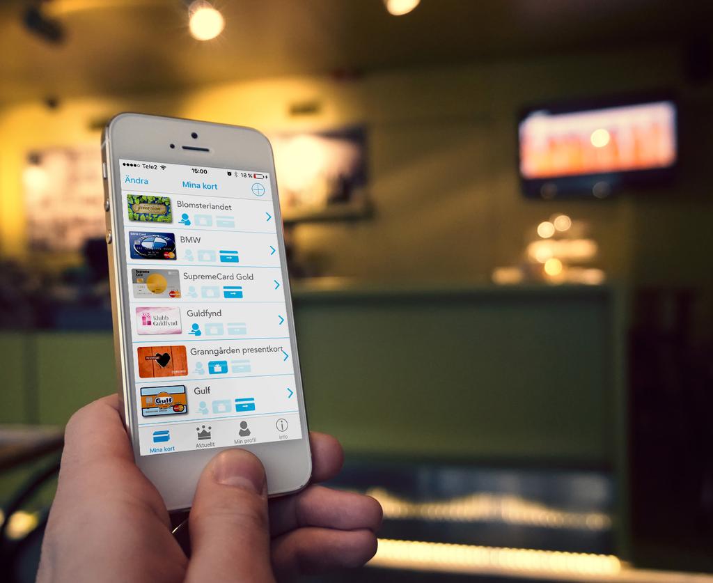 Loyo - Kort, kundklubbar och presentkort i mobilen.