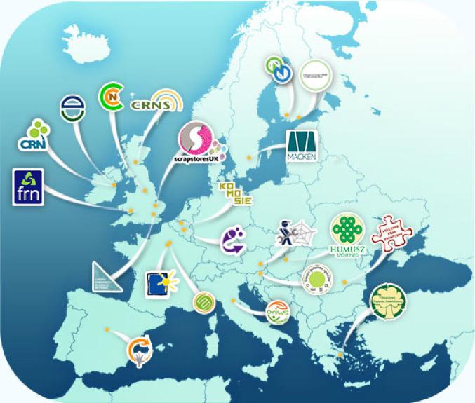 för organisationer, sociala företag och arbetsintegrerande sociala företag i Europa, som vill uppnå miljömål, ett resurssnålt samhälle och skapa arbete och arbetsträningsplatser åt människor som har