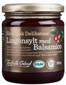 Ekologisk Lingon balsamico En skön kombination av det bästa från svensk och italiensk