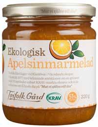 Ekologisk Apelsinmarmelad Vi använder hela apelsinen när vi gör marmelad.