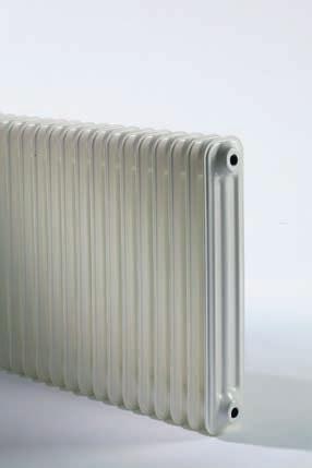 Sortimentet omfattar 4 olika modeller som tillverkas i 6 olika höjder och 3 olika djup. Eftersom radiatorerna beställes sektionsvis kan de alltid levereras i önskad längd.