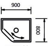 Står måttet 900x1000, går väggarna att vända, då blir måttet 1000x900.