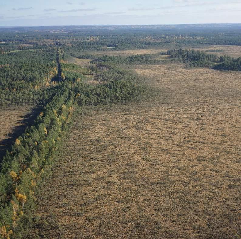 Delområde väst karaktäriseras av att det finns få större samhällen och därmed låg täthet av potentiellt förorenade områden generellt sett.