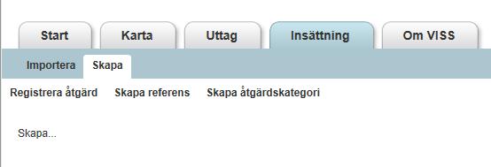Registrera åtgärd via gränssnittet Välj Registrera åtgärd, se figur Å2. Figur Å2. Ingång för registrering av åtgärd i gränssnittet.