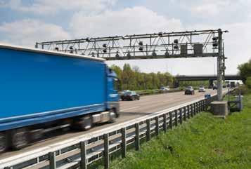 Tyska godstrafikverket (BAG) kontrollerar fordon i trafiken både på motorvägar och på federala vägar.