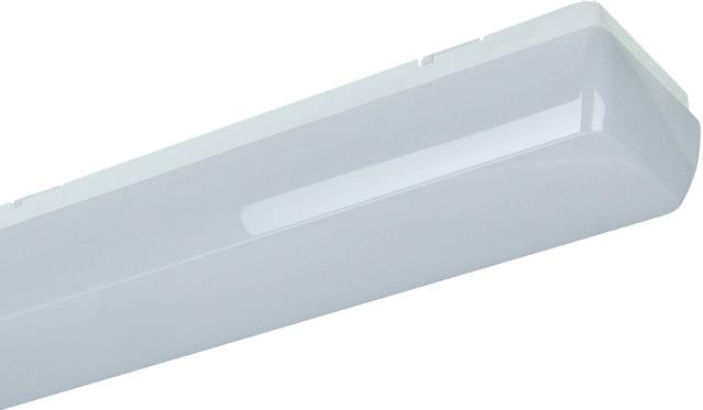 Linea LINEA är en inomhus LED armatur för utanpåliggande montage i taket eller på väggen, med ett mycket slagtålig raster gjord av genomskinlig polykarbonat.