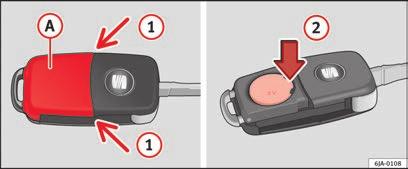 Observera Om du tappar bort en nyckel, kontakta en auktoriserad SEAT-serviceverkstad som då skaffar en reservnyckel.