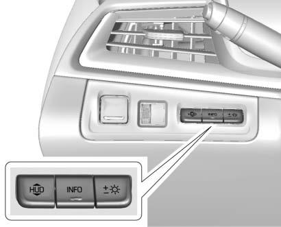 HUD-visning på bilens vindruta HUD kan visa något av följande bilinformation och bilmeddelanden eller varningar:. Hastighet. Varvräknare. Ljud. Telefon. Navigation (Navigering). Kollisionsvarning.