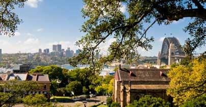 Australien - New South Wales DAGSUTFLYKT: DAGSUTFLYKT: Morning Panoramic Sydney Sights Bridgeclimb På denna halvdags stadsrundtur besöker du bl.a. det historiska Rocks området, får veta mer om hur straffångarna kom till Sydney, se de vackra vyerna vid Operahuset och Sydney Harbour Bridge.