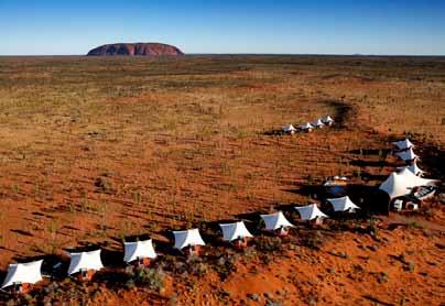 - The Lost Camel - Outback Pioneer Hotel - Emu Walk Apartments - Desert Garden Hotels - Sails in the Desert Detta är den bästa resorten i Red Center och en av de bättre i hela Australien.