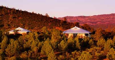 Wilpena Pound Resort Rawnsley Park Station Eco Villas Utforska Flinders Ranges och Wilpena Pound, se fåglar och kängurur i sitt rätta element.