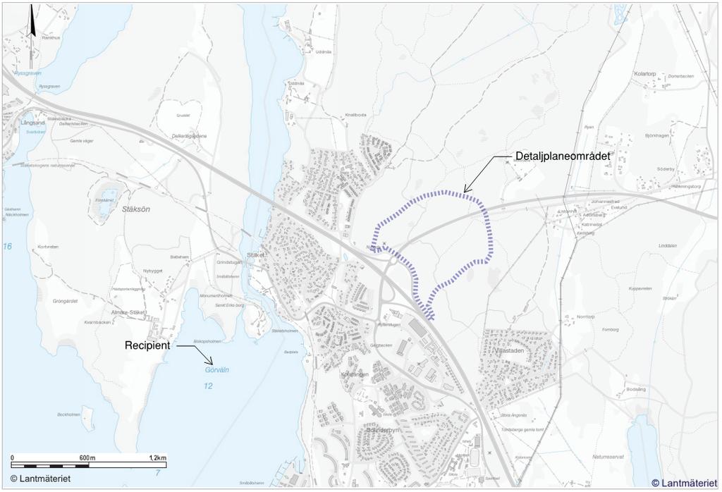 Sida 5 (24) 3 Detaljplaneområdet och förutsättningar Detaljplaneområdet är beläget på östra sidan om E18, och omfattar väg 267 i Järfälla kommun, enligt figur 1.