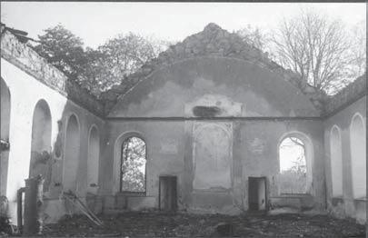 Vid denna tid införskaffas kaminer. (JLST) 1926 Ommålning av den nedsotade interiören. (JLST) 1943 Blixtnedslag antänder kyrkan som brinner ned. Endast murarna kvarstår.