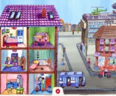 Lilla Staden: Pekbok för barn Interaktiva miljöbilder. Peka på detaljer i bilden så animeras dem.