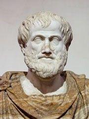 ZSOMBOR Personporträtt: Aristoteles Aristoteles född 384 f.kr. i Stageira på halvön Chalkidike, död 322 f.kr. i Chalkis, var en grekisk filosof och vetenskapsman.