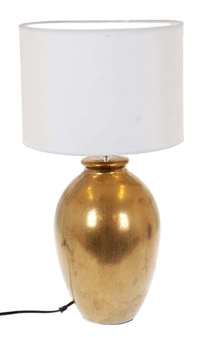 LAMPA BORD ELENA KERAMIK SILVER 86952 25x23 H44/75