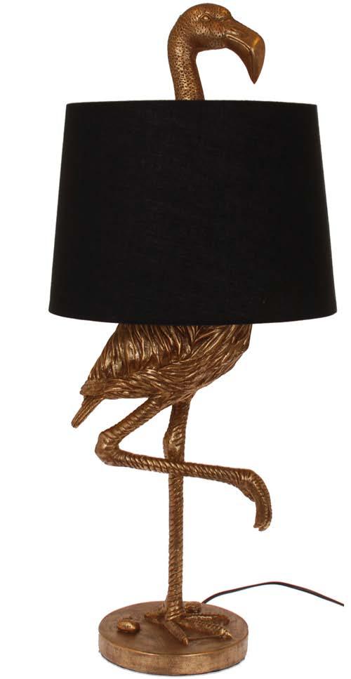 BORDSLAMPA FLAMINGO METALL