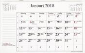 Dagblock/Årets almanacka/kalenderkort/månadsblock Dagblock Dagblock med stora tydliga siffror. FSC. 91 1301 18, Årstiderna, format: 130x175 mm. 91 1310 18, Humor, format: 140x225 mm.