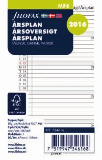 934300 Adresser, 97232 Stick-on notes, 93036 MINI 67 x