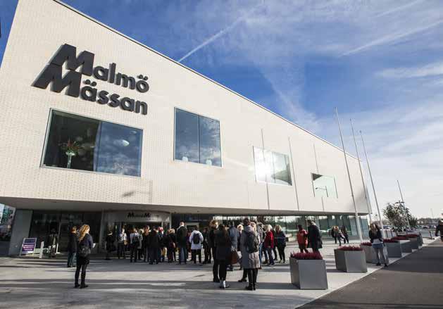 MALMÖMÄSSAN - MÖJLIGHETERNAS ARENA På Malmömässan anstränger vi oss för att skapa bästa möjliga förutsättningar för det personliga mötet.