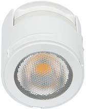 LED-Downlights LED-moduler med 8 olika fronter LED-MODUL, V Anslutning: 6-pol (fas, nolla, jord) med vidarematning.