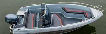 YAMARIN CROSS 46 SIDE CONSOLE ALUMINIUMDURK