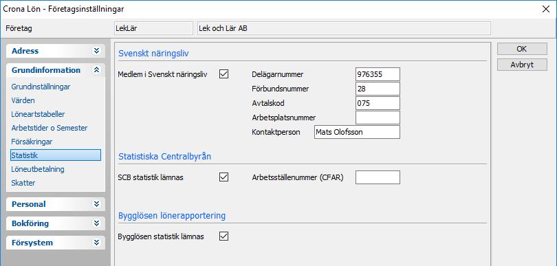 Svenskt Näringsliv Çrona Lön Handbok III Förbundsnummer Ange ert förbundsnummer om två siffror. Förteckning över dessa förbundsnummer får du från Svenskt Näringsliv.