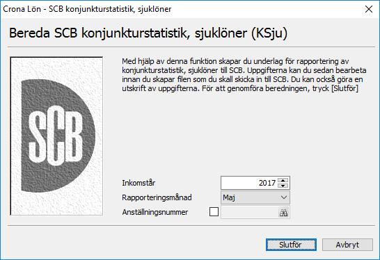 Statistiska Centralbyrån Çrona Lön Handbok III C Sjuklöneaviseringsstatistik Sedan 2002 har SCB tagit över ansvaret för insamlingen av sjuklönestatistik från Riksförsäkringsverket.