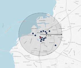 Stockholm Malmö Köpta fastigheter Jämförbara fastigheter Stockholm Malmö Fastighetsportfölj Direktavkastningskrav, procent 3,04 3,23 Andel av verkligt värde, procent 21 9