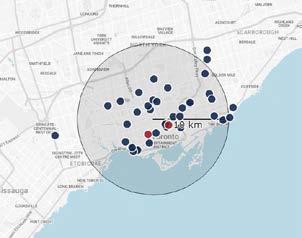 Toronto Montreal Köpta fastigheter Jämförbara fastigheter Toronto Montreal Fastighetsportfölj Direktavkastningskrav, procent 4,25 4,47 Andel av verkligt värde, procent 6 2