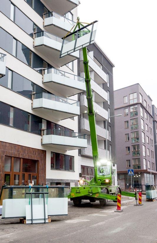 Merlo Roto kan även beställas med tillämpningar för räls-, lednings- och broarbeten. Grönstedts första Merlo Det blir fler! Bästa hittills!