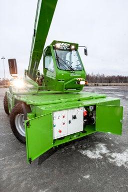 Merlo Roto Duo-Power blev en succé direkt. Fördelarna med eldriven teleskoplastare är stora och fram till i vintras har fyra Roto sålts med kombinerad el- och dieseldrift! vattenfall har gjort det.