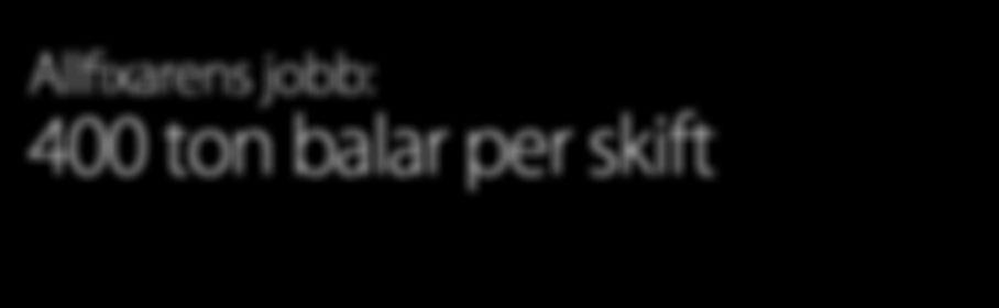 Efter olyckan tackar han den säkra förarhytten för att inte olyckan slutade värre. Allfixarens jobb: 400 ton balar per skift När Tekniska Verken i Linköping AB kom på att Merlo 25.