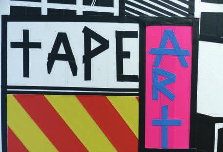 Aus dem Gymnasium 94 Die Kunst zu kleben Tape Art Der neueste Schrei aus Berlin In Zusammenarbeit mit zwei Künstlern des Berliner Künstlerkollektivs Tape That fand im September 2016 ein Tape