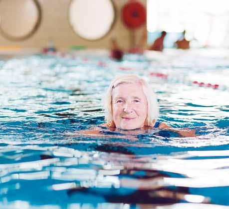 Här är det ingen som bryr sig om någon hostar slem eller gymmar med syrgas till exempel, förtydligar sjukgymnasten Ingrid Hemström Nordgren, som är ansvarig för verksamheten och den som tar fram de