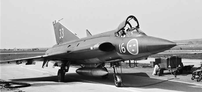 fick man uppgiften att det sannolikt handlade om danska jaktplan av typ Republic F-84G Thunderjet som kommit på avvägar.
