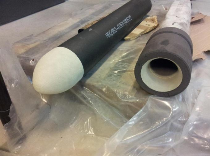 Figur 43: Jämförelse mellan Bernoulli och belagda dysor Industriförsök med YSZ-belagda gjutrörssäten och stopparspetsar hos Outokumpu Stainless Avesta XVIII Driftförsök med YSZ-belagda gjutrörssäten