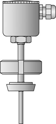 Temperaturgivare för livsmedel-/ farmaceutiskindustri För temperaturer från -50...+250 C. Skyddsrör i rostfritt syrafast stål. Enkel eller dubbel temperatursensor.