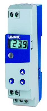 J e-tron T Digital termostat 701050 med LC-Display, för montering på DIN-skena (35mm) Typblad 70.1050 / 70.