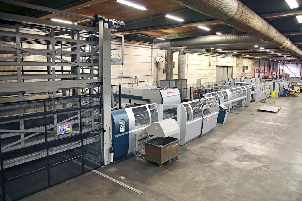 Produktionslinjer plåtbearbetning Weland har ett antal produktionslinjer utrustade med stans-, vinkelsax- och bockautomat-maskiner.