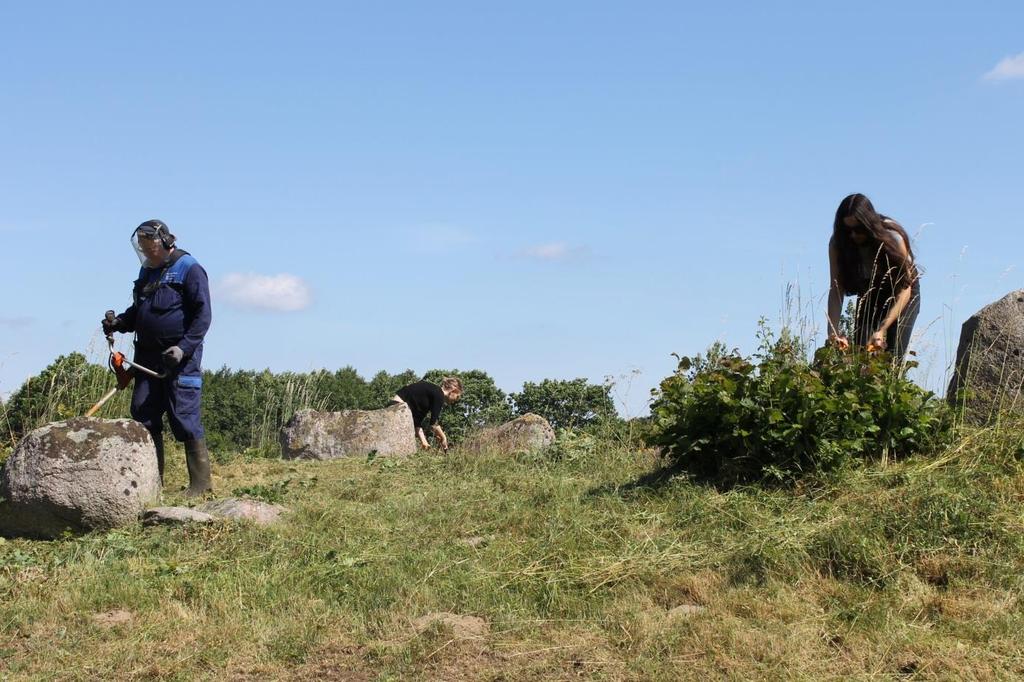 Rapport till länsstyrelsen avseende Bidrag till vård av fornlämningar samt tillgängliggörande av kulturmiljöer i