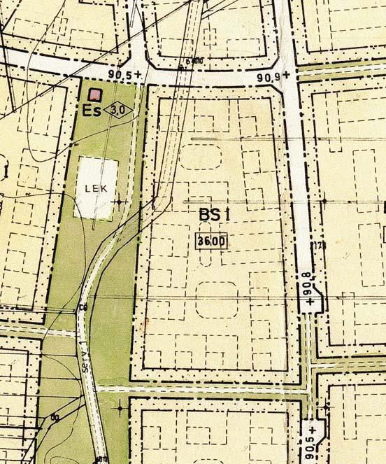 Gällande detaljplan För området gäller detaljplan (stadsplan) för Kårtorpsområdet, fastställd av regeringen 1978-12-21. Detaljplanen omfattar bostäder i en våning samt viss angränsande parkmark.