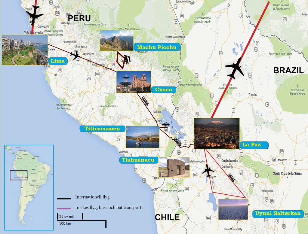 Program Dag 1: Ankomst till Lima Dag 2: Lima Dag 3: Lima till Cuzco Dag 4: Cuzco Dag 5: Cuzco till Machu Picchu Dag 6: Machu Picchu till Cuzco Dag 7: Cuzco till Puno Dag 8: Puno till Titicacasjön Dag