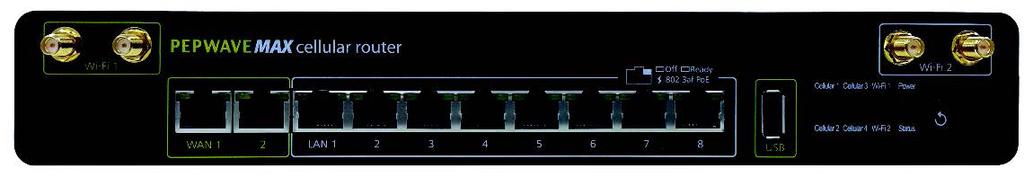 Terminalblock 4x Cellular SIM-kortsplats 4x Redundant Cellular SIM-kortsplats